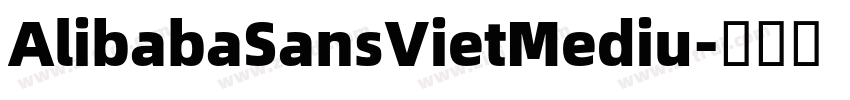 AlibabaSansVietMediu字体转换