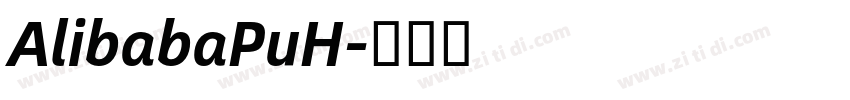 AlibabaPuH字体转换