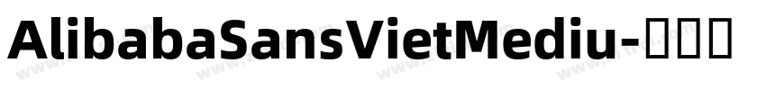 AlibabaSansVietMediu字体转换