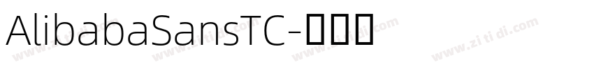 AlibabaSansTC字体转换