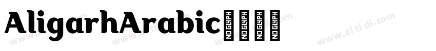 AligarhArabic字体转换