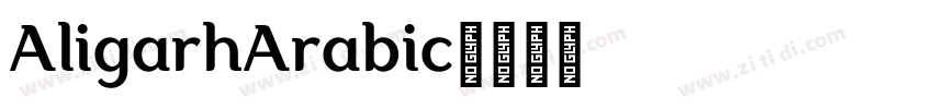 AligarhArabic字体转换