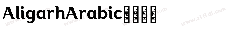 AligarhArabic字体转换