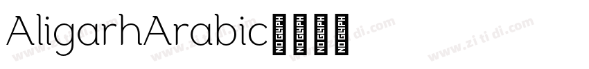 AligarhArabic字体转换