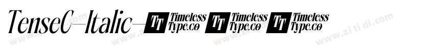 TenseC-Italic字体转换