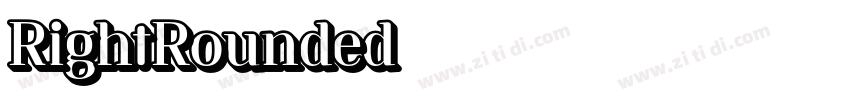 RightRounded字体转换