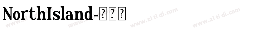 NorthIsland字体转换