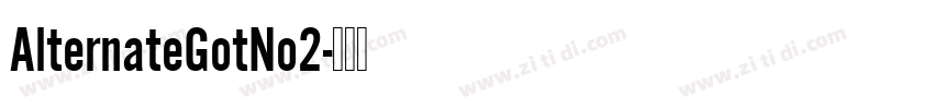 AlternateGotNo2字体转换