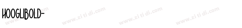 HoogliBold字体转换