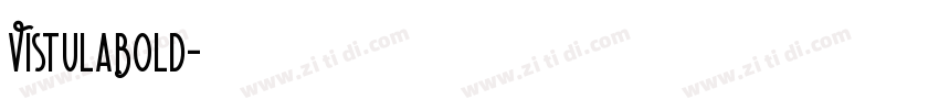VistulaBold字体转换