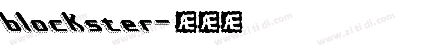 blockster字体转换