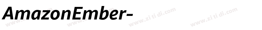AmazonEmber字体转换