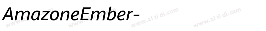 AmazoneEmber字体转换