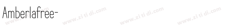 Amberlafree字体转换