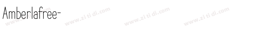 Amberlafree字体转换