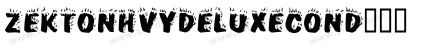 ZektonHvyDeluxeCond字体转换