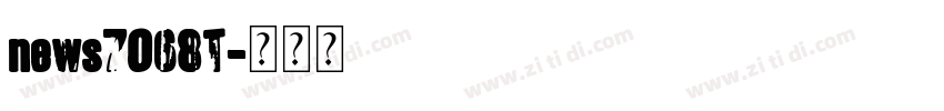 news7068T字体转换
