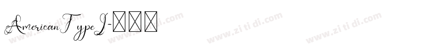 AmericanTypeI字体转换