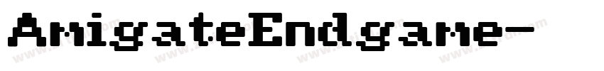 AmigateEndgame字体转换
