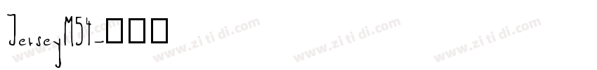 JerseyM54字体转换