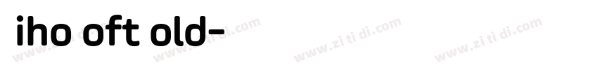 JihoSoftBold字体转换