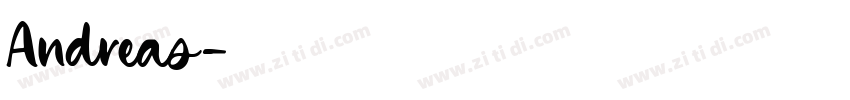 Andreas字体转换