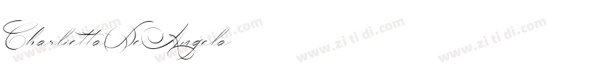 CharliettaDeAngela字体转换
