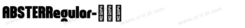 ABSTERRegular字体转换