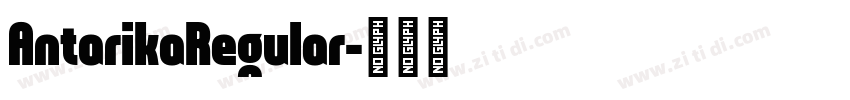 AntarikaRegular字体转换