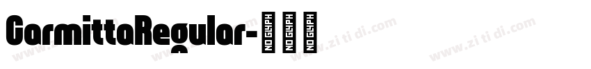 CarmittaRegular字体转换