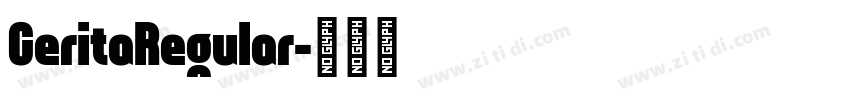 CeritaRegular字体转换