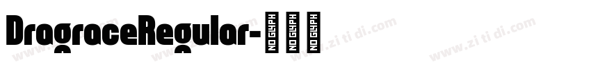 DragraceRegular字体转换