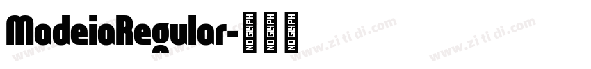 MadeiaRegular字体转换