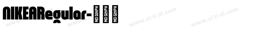 NIKEARegular字体转换