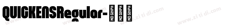 QUICKENSRegular字体转换