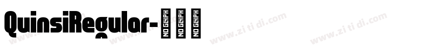 QuinsiRegular字体转换