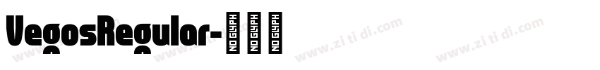 VegosRegular字体转换