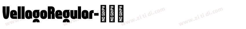 VellagoRegular字体转换