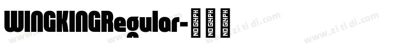 WINGKINGRegular字体转换