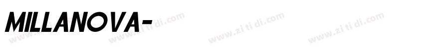 Millanova字体转换