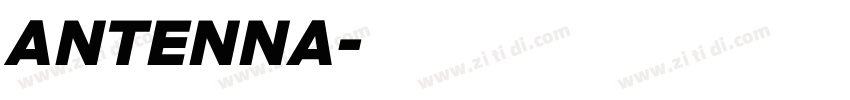 ANTENNA字体转换