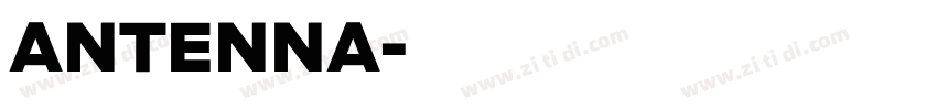 ANTENNA字体转换