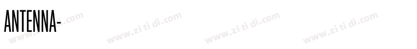 ANTENNA字体转换