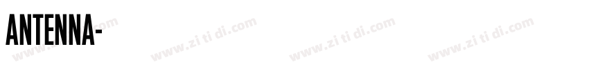 ANTENNA字体转换