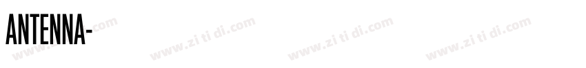 ANTENNA字体转换