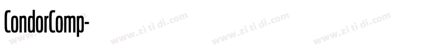 CondorComp字体转换