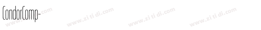 CondorComp字体转换