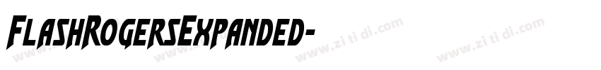 FlashRogersExpanded字体转换