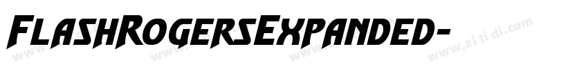 FlashRogersExpanded字体转换
