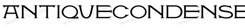 AntiqueCondensed字体转换